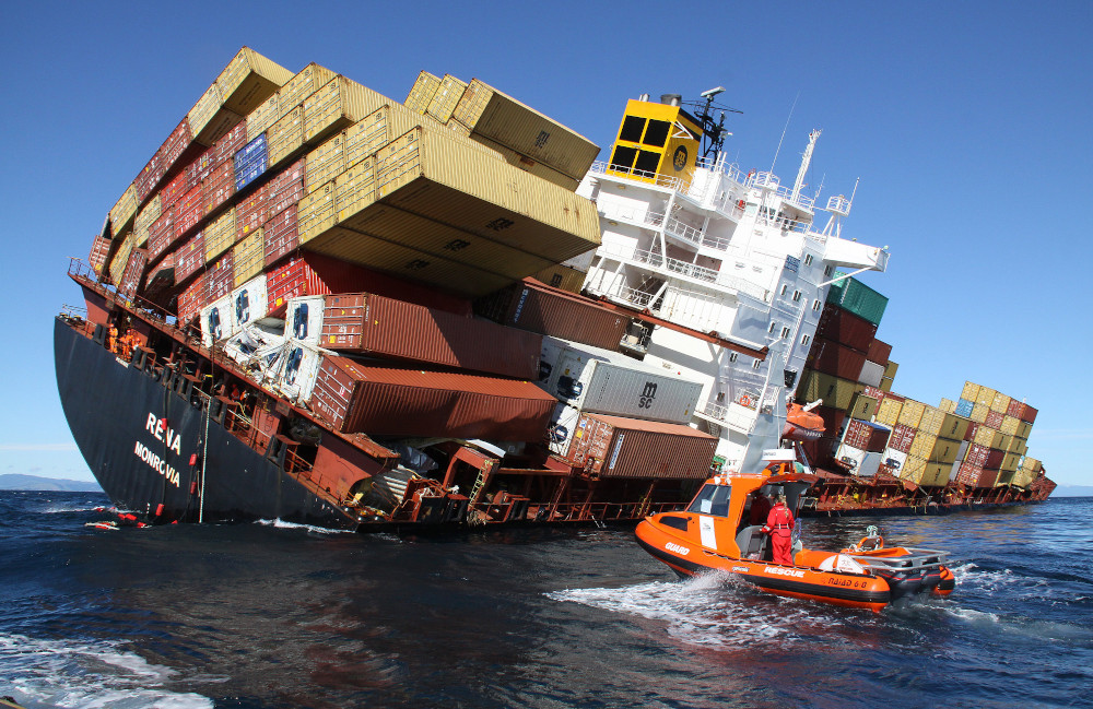 Image of heroic rescue of Kubernetes container disaster.